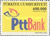 PTT Postane Bankası 2004 Türkiye Posta Pulları - mezat.mezatcini.com'da!