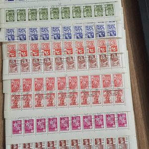 Cccp Pul Lotu 600 adet 12 adet 50 lik pul sayfası