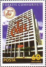 Türkiye Cumhuriyet Merkez Bankası'nın 75. Yıldönümü 2006 Türkiye Posta Pulları - mezat.mezatcini.com'da!