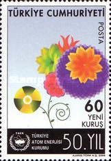Türkiye Atom Enerjisi Kurumu'nun 50. Yıldönümü 2006 Türkiye Posta Pulları - mezat.mezatcini.com'da!