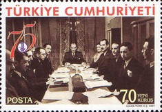 Türk Dil Kurumu'nun 75. Yıldönümü 2007 Türkiye Posta Pulları - mezat.mezatcini.com'da!