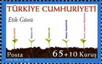 2009 Etik Günü Türkiye Posta Pulları - mezat.mezatcini.com'da!