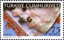 Geleneksel Türk Sanatları - Oya İğne Oyacılığı 2009 Türkiye Posta Pulları - mezat.mezatcini.com'da!
