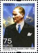 Atatürk'ü Tasvir Eden Kesin Pullar 2009 Türkiye Posta Pulları - mezat.mezatcini.com'da!