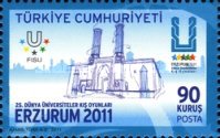 2011 İlk Kış Universaide'inin 25. Yıldönümü Türkiye Posta Pulları - mezat.mezatcini.com'da!