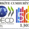 OECD 2011'in 50. Yıldönümü Türkiye Posta Pulları - mezat.mezatcini.com'da!