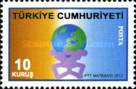 Türkiye'de Kadınlar ve Erkekler Arasında Fırsat Eşitliği 2012 Türkiye Posta Pulları - mezat.mezatcini.com'da!