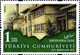 Pertevniyal Lisesi'nin 140. Yılı 2012 Türkiye Posta Pulları - mezat.mezatcini.com'da!