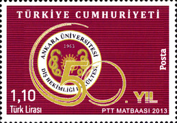 Ankara Üniversitesi Diş Hekimliği Fakültesi'nin 50. Yılı 2013 Türkiye Posta Pulları - mezat.mezatcini.com'da!