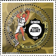Altay Spor Kulübü'nün 100. Yılı 2014 Türkiye Posta Pulları - mezat.mezatcini.com'da!