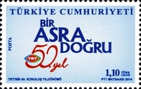 TRT 2014'ün 50. Yılı Türkiye Posta Pulları - mezat.mezatcini.com'da!
