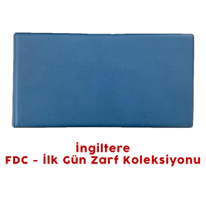 30 Sayfalık İngiltere FDC - İlk Gün Pulları