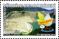 Su İşleri Genel Müdürlüğü'nün 60. Yılı 2014 Türkiye Posta Pulları - mezat.mezatcini.com'da!