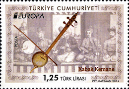 EUROPA Pulları - Müzik Aletleri 2014 Türkiye Posta Pulları - mezat.mezatcini.com'da!