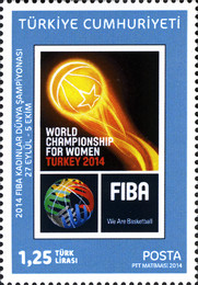 Kadınlar Basketbol Dünya Kupası 2014 Türkiye Posta Pulları - mezat.mezatcini.com'da!
