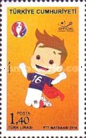 UEFA Avrupa Futbol Şampiyonası 2016 - Fransa 2016 Türkiye Posta Pulları - mezat.mezatcini.com'da!