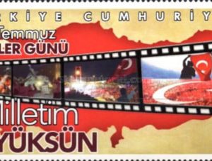 15 Temmuz - Ulusal Şehitler Günü 2016 Türkiye Posta Pulları - mezat.mezatcini.com'da!