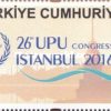 26. U.P.U. Kongresi - İstanbul, Türkiye 2016 Türkiye Posta Pulları - mezat.mezatcini.com'da!