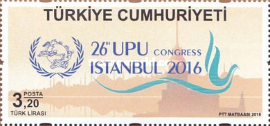 26. U.P.U. Kongresi - İstanbul, Türkiye 2016 Türkiye Posta Pulları - mezat.mezatcini.com'da! 1 26. U.P.U. Kongresi - İstanbul, Türkiye 2016 Türkiye Posta Pulları - mezat.mezatcini.com'da!