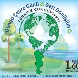 Dünya Çevre Günü 2017 Türkiye Posta Pulları - mezat.mezatcini.com'da!
