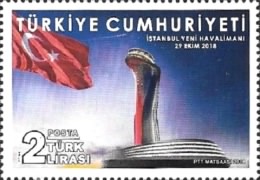 İstanbul Yeni Havalimanı 2018 Türkiye Posta Pulları - mezat.mezatcini.com'da!