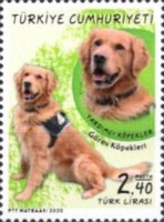 Yardımcı Köpekler 2020 Türkiye Posta Pulları - mezat.mezatcini.com'da! 3