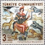 Haleplibahçe Müzesi’nden Mozaikler, Urfa 2020 Türkiye Posta Pulları - mezat.mezatcini.com'da! 3