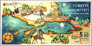 EUROPA Postası - Eski Posta Yolları 2020 Türkiye Posta Pulları - mezat.mezatcini.com'da!