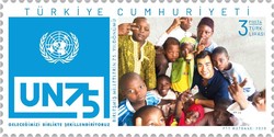 BM’nin 75. Yıldönümü 2020 Türkiye Posta Pulları - mezat.mezatcini.com'da!