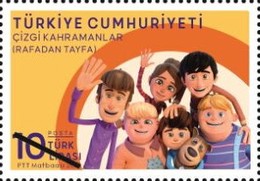 Çizgi Filmler - Rafadan Tayfa 2023 Türkiye Posta Pulları - mezat.mezatcini.com'da!