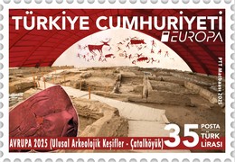 EUROPA Postası - Ulusal Arkeolojik Keşifler 2025 Türkiye Posta Pulları - mezat.mezatcini.com'da!