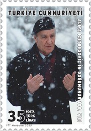 Alija Izetbegoviç'in Doğumunun 100. Yılı, 1928-2003 2025 Türkiye Posta Pulları - mezat.mezatcini.com'da!