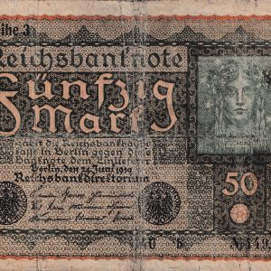 Almanya 50 Mark 1919