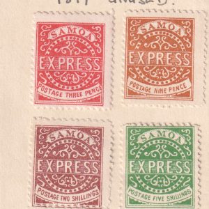 SAMOA 1877-81 Ekspres pullar