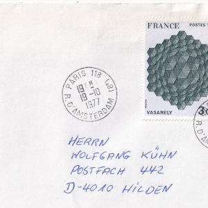 Fransa 1977 Fdc