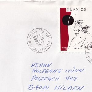 Fransa 1977 Fdc