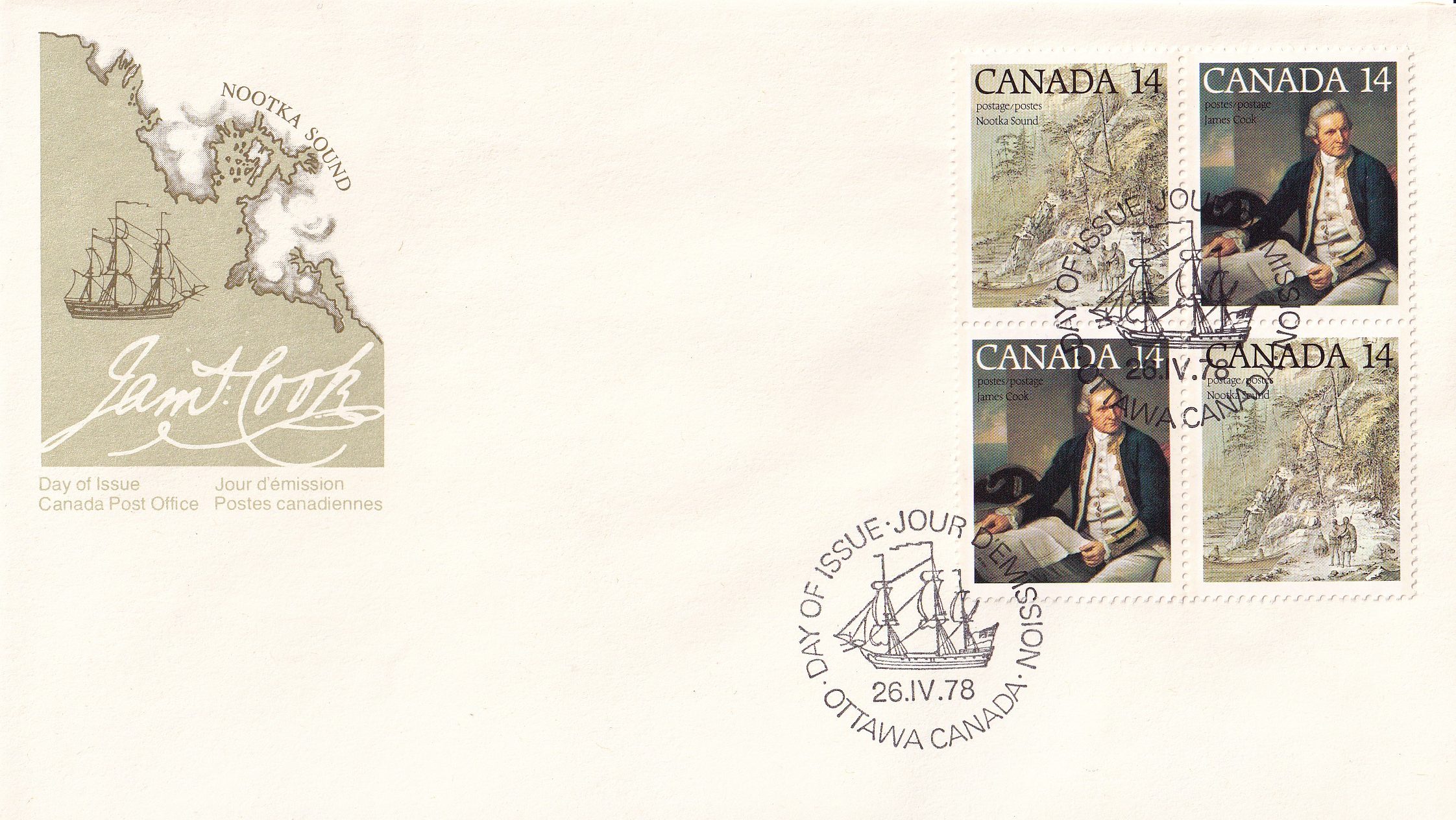 Kanada 1978 Fdc 1 Kanada 1978 Fdc