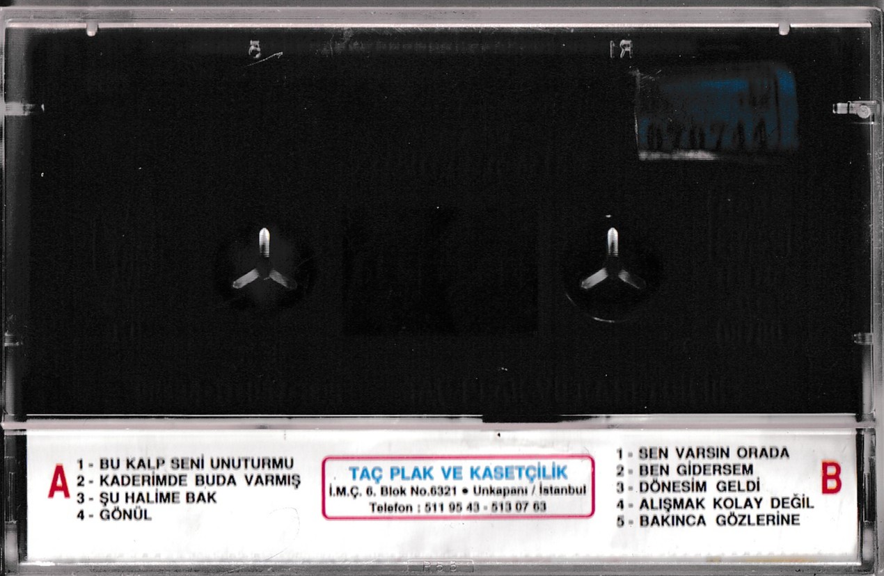 Sibel Sezal Bu Kalp Seni Unuturmu Kaseti 2 Sibel Sezal Bu Kalp Seni Unuturmu arka