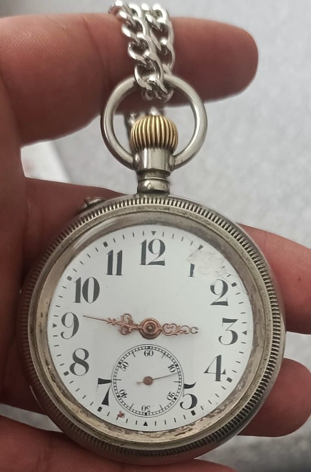 Tırnak Basma Çalışır Durumda kurmalı Paytoncu saati 1 kurmalı Paytoncu saati