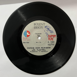 Bülent Ersoy 45'lik Plak - Toprak Alsın Muradımı / Yalnızlığa Alıştım Dönem Tr Baskı
