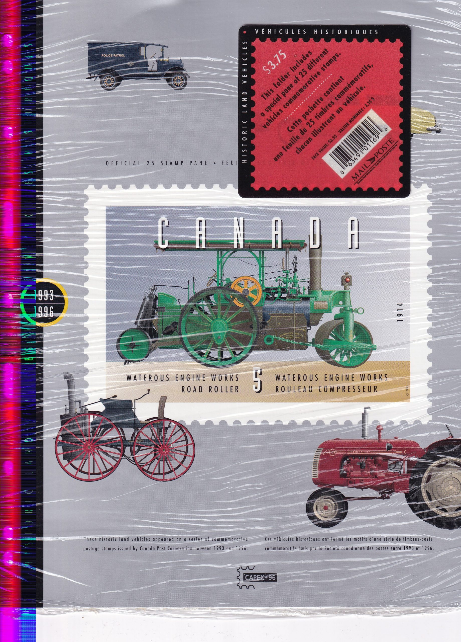 Kanada 1996 Pulları Pul Pörtföyü ve Blok Pulu 1 kanada 1996 pul portföyü ve blok (2)