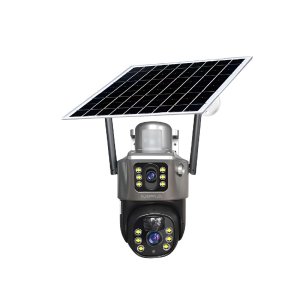 3 MP + 3 MP Çift Lens Solar TF Kart Girişli 4G Kamera