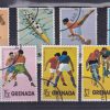 Grenada 1975 Pan American Games Spor Pul Serisi / 7’li Damgalı Set