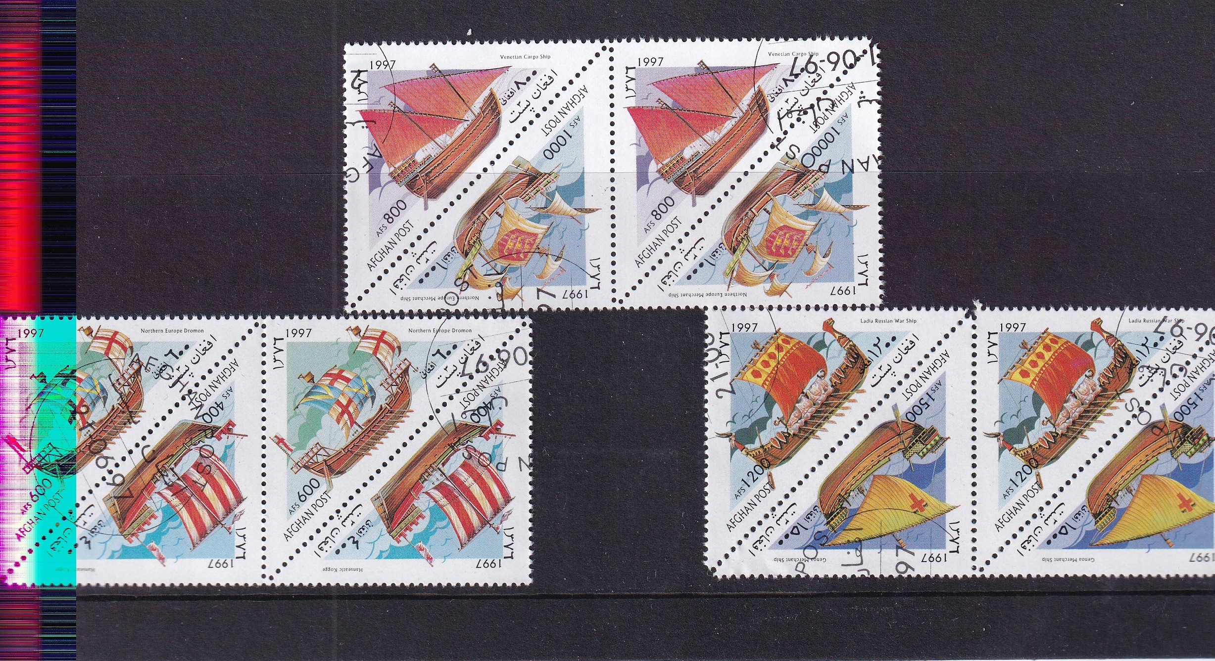 Afganistan 1997 Eski Gemiler Temalı Damgalı Pul Serisi 7’li Set 1 Afganistan 1997 Eski Gemiler Temalı Damgalı Pul Serisi 7’li Set