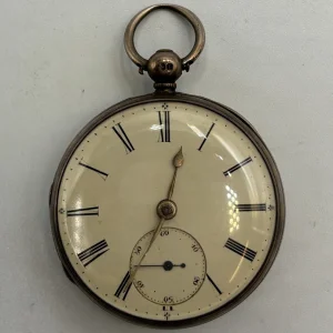 Londra Damgalı Gümüş Kasa Cep Saati 1