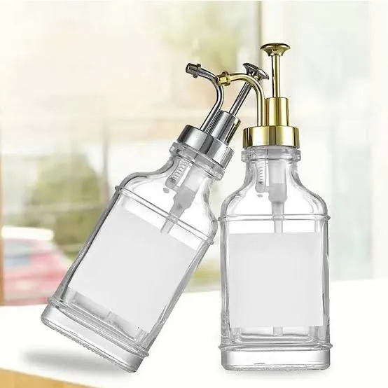 Cam Sıvı Sabunluk Losyonluk Krom 1 Cam Sıvı Sabunluk Losyonluk Krom