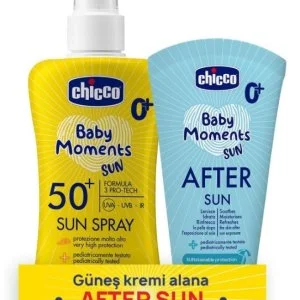 Chicco Güneş Kremi Spf 50+ 150 ml & Güneş Sonrası Kremi 150 ml