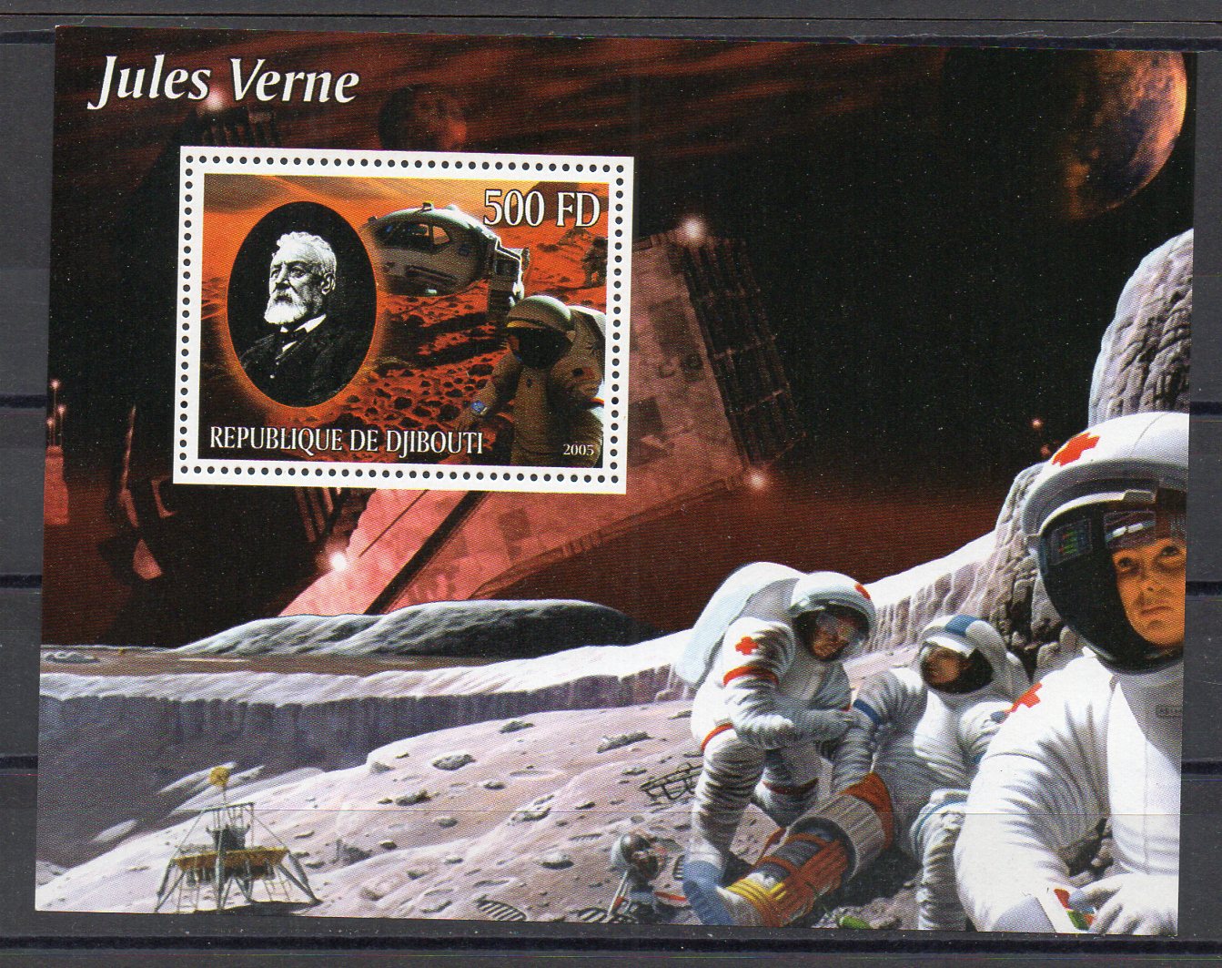 2007 Cibuti Jules Verne Temalı MNH Blok - 3 1 klikyayeni 100 1 1.jpg