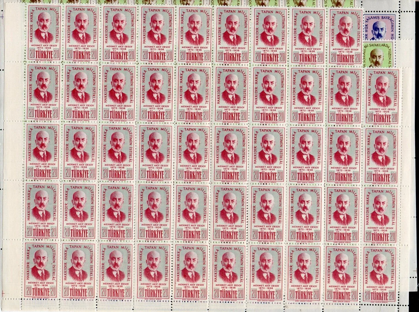 1996 Sürşarjlı Sürekli Seri "M=Mektup Gönderi" Son Valör 25'li Tabbaka-Nominal: 740 TL 1 klikyayeni 33 1 rotated 2.jpg