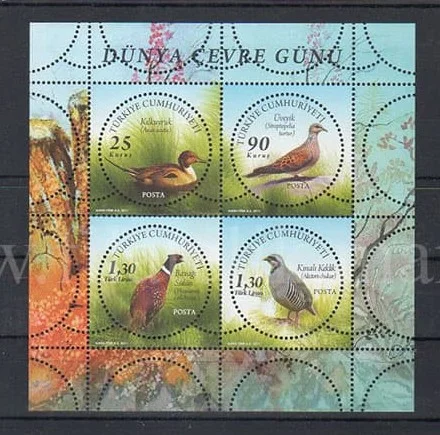 2011 Dünya Çevre Günü (''Kuşlar'') Anma Bloğu B 91 - MNH 1 klikyayeni 81 1 1.jpg
